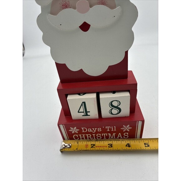 Days Till Christmas Santa With Counting Blocks - Picture 6 of 6